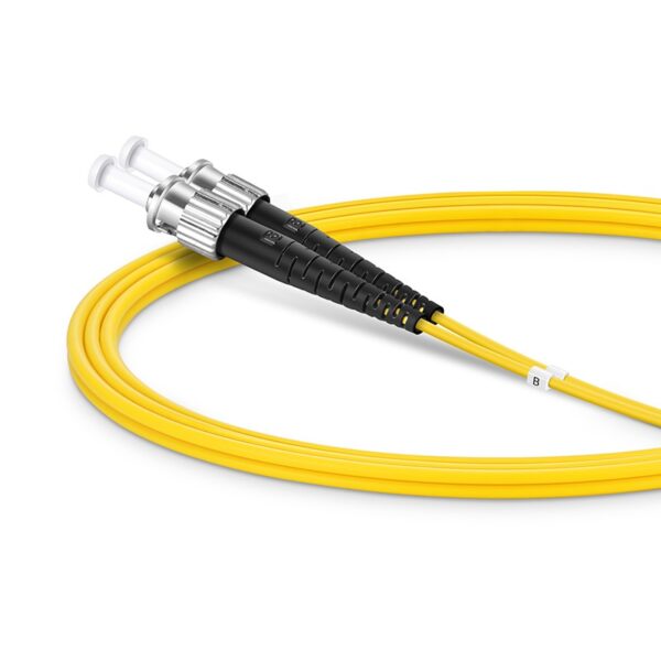 LC UPC to ST UPC, Duplex, 2 Fibers, Single Mode (OS2), Riser (OFNR), 2.0mm, Tight-Buffered, Yellow - Image 6