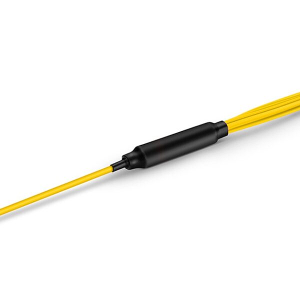 MTP® Harness, MTP®-8 APC (Female) to 4 LC UPC Duplex, 8 Fibers, Single Mode (OS2), Plenum (OFNP), 0.35dB Max, Type B, Yellow - Image 3