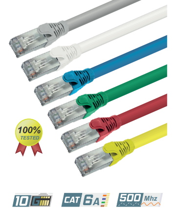 Cat.6A Copper Patch Cord | S/FTP, AWG 26