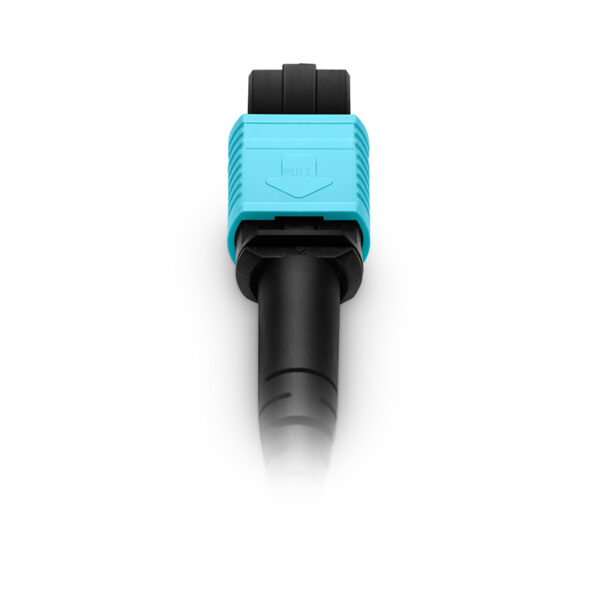 Customized MTP®-24 Trunk Cable, 48-192 Fibers, Multimode (OM4), 0.35dB Max, Braided Tubing, Magenta (Copy) - Image 2