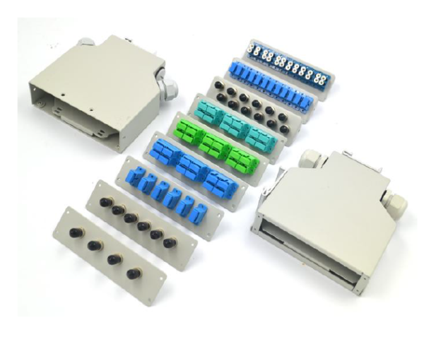 DIN Rail Fiber Optic Terminal Box (6 port SC Duplex) - Image 3