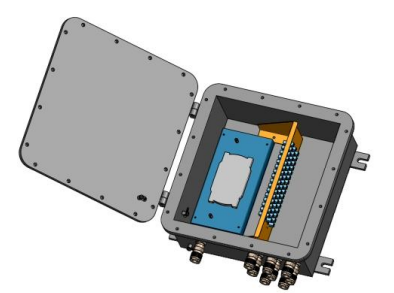 ATEX/Ex d Rated Enclosures Wall Mount Fiber Patch Panel 12~144 FIBER CAPACITY Zone 1, Zone 2 Certified